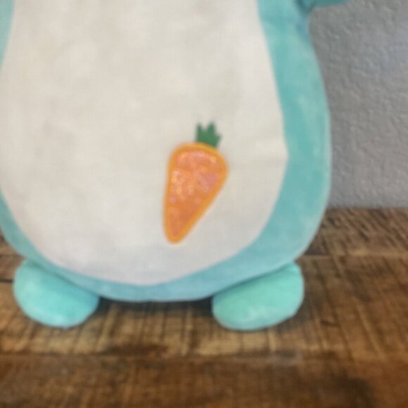 Squishmallows Hugmees Pierre the Bright Teal Blue Easter Alpaca 14inch 2019 - Picture 3 of 9